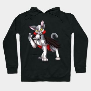 VampiCat: Grey Bicolor Hoodie